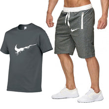 Load image into Gallery viewer, Summer new Sale Men's Sets T Shirts+Shorts Two Pieces