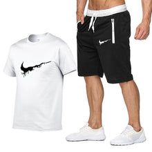 Load image into Gallery viewer, Summer new Sale Men's Sets T Shirts+Shorts Two Pieces