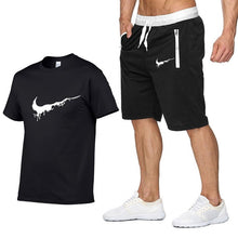Load image into Gallery viewer, Summer new Sale Men's Sets T Shirts+Shorts Two Pieces