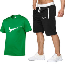 Load image into Gallery viewer, Summer new Sale Men's Sets T Shirts+Shorts Two Pieces