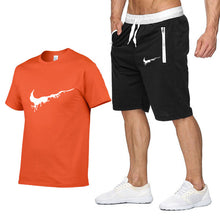 Load image into Gallery viewer, Summer new Sale Men's Sets T Shirts+Shorts Two Pieces