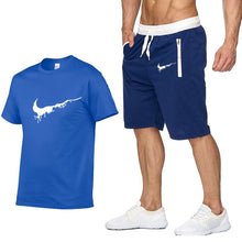 Load image into Gallery viewer, Summer new Sale Men's Sets T Shirts+Shorts Two Pieces
