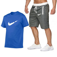 Load image into Gallery viewer, 2019 Summer Hot Sale Men's Sets T Shirts+shorts