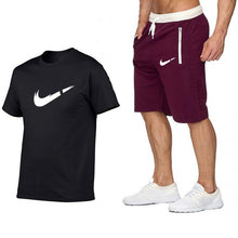 Load image into Gallery viewer, 2019 Summer Hot Sale Men's Sets T Shirts+shorts
