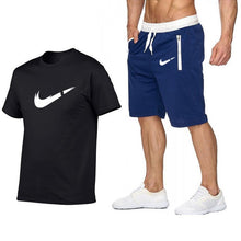 Load image into Gallery viewer, 2019 Summer Hot Sale Men's Sets T Shirts+shorts