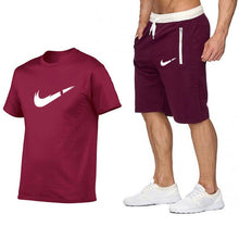 Load image into Gallery viewer, 2019 Summer Hot Sale Men's Sets T Shirts+shorts