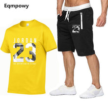 Load image into Gallery viewer, Tracksuit Men Sets Male Sweatshirt Pants Summer