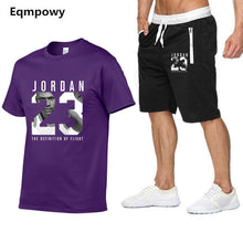 Load image into Gallery viewer, Tracksuit Men Sets Male Sweatshirt Pants Summer