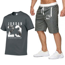 Load image into Gallery viewer, Tracksuit Men Sets Male Sweatshirt Pants Summer