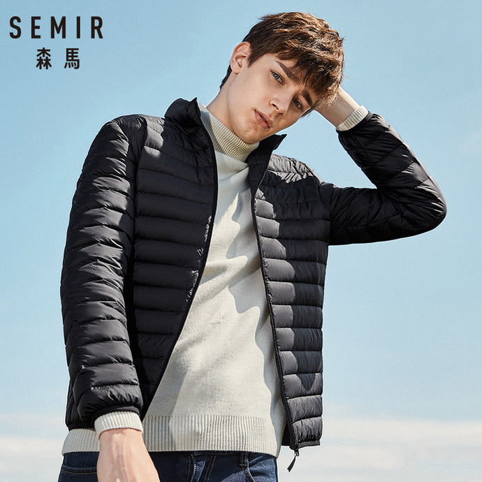 SEMIR 2018 Down Jacket Men Winter Portability Warm